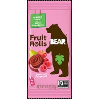Bear Fruit Rolls Raspberry